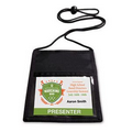 Nylon 3-Pocket Credential Wallets with Zipper